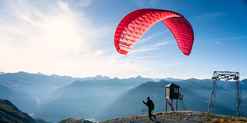 Gift voucher for a tandem paragliding flight in Davos