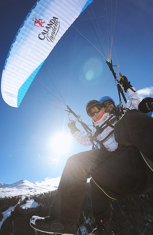 Paragliding gift voucher Tandemflight Davos