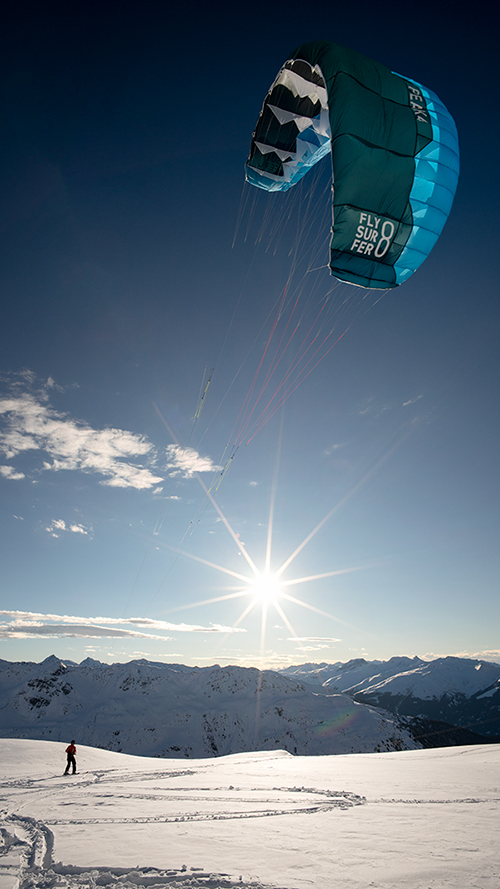 Snowkite Schnupperkurs in Davos